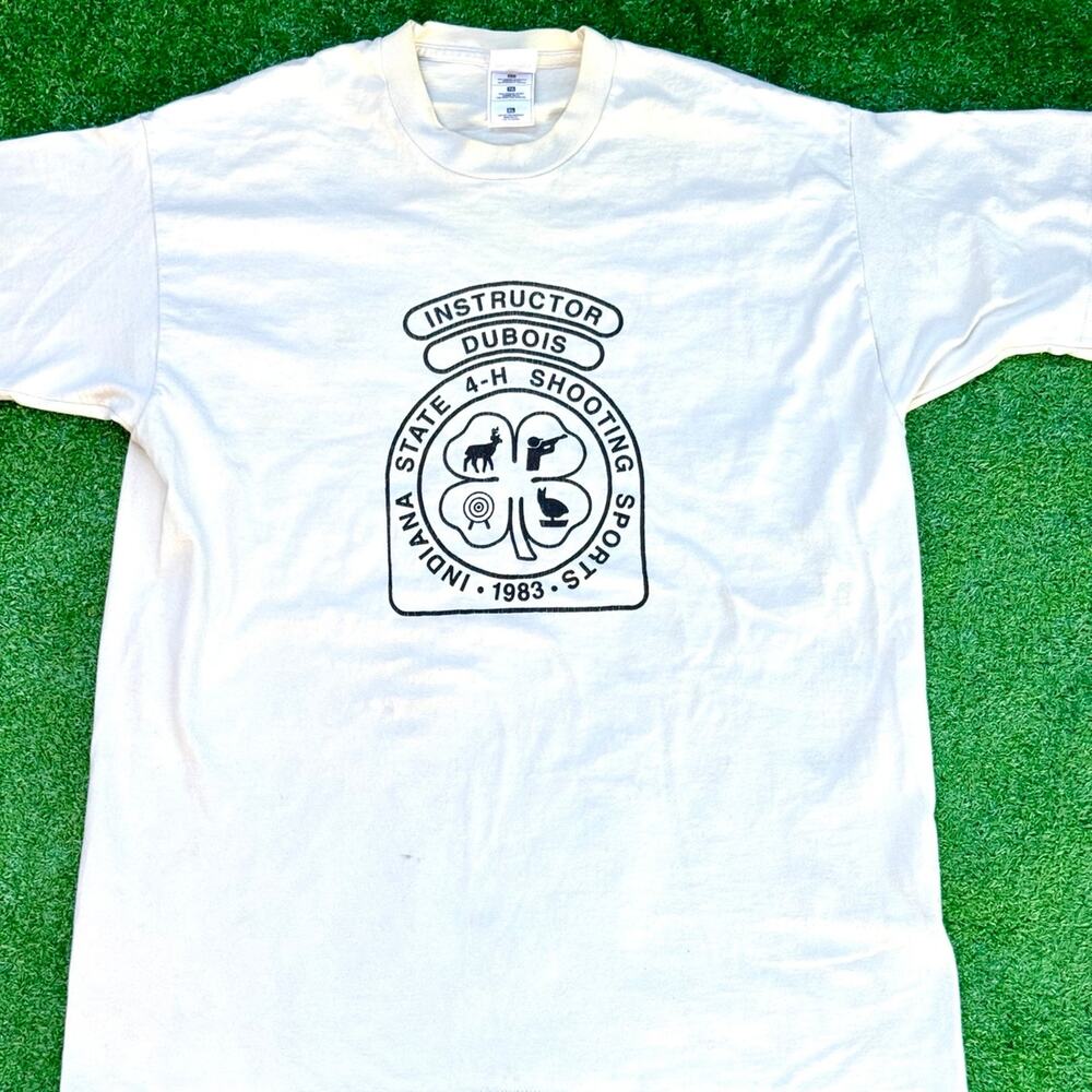 Indiana State 4H Shooting Sports Customized Shirt By Fruit Of The Looms Vintage